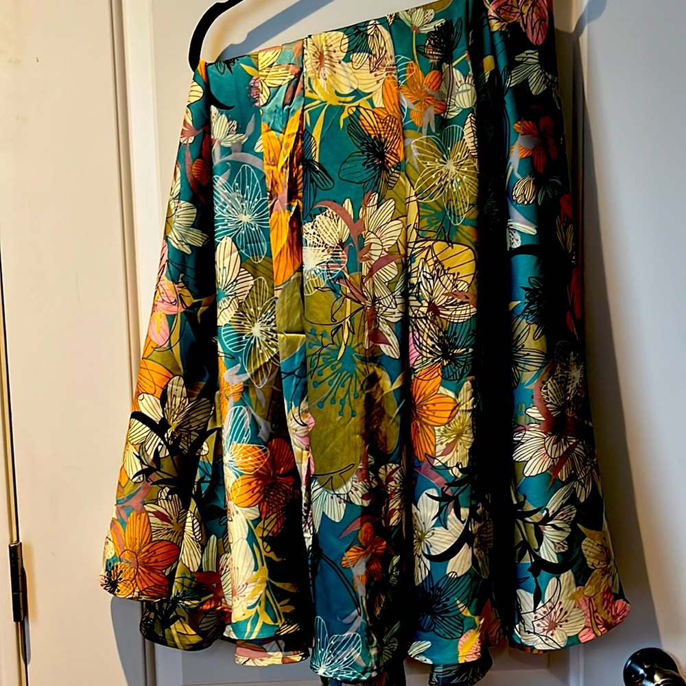 Silky Long Floral. Dress